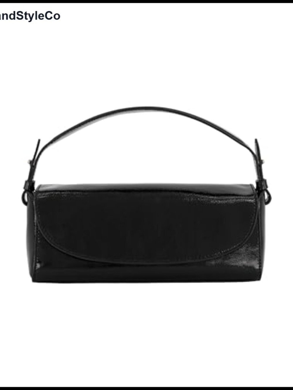 Leather Satchel Top Handle Bag Mini Structured Zip Everyday Purse